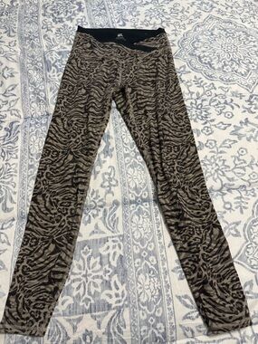 JoyLab Brown and Black Animal Print Leggings